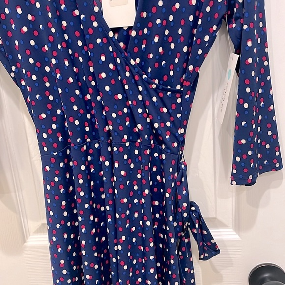 Leota faux wrap dress - Picture 3 of 4